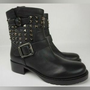 Valentino Garavani Rockstud Ankle Moto Boots - 38 - Fits US 7.5 - NWOT